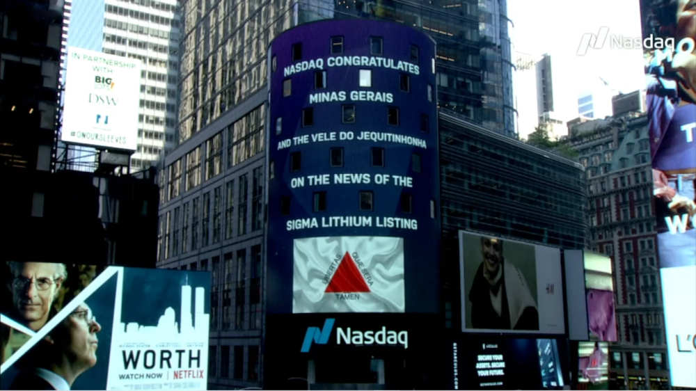 Sigma lithium on the nasdaq